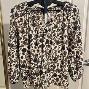 Peasant Bubble Knit Top by Jules & Leopold - Size Large